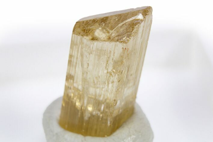 Terminated Yellow Marialite (Scapolite) Crystal - Tanzania #305471